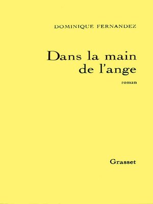cover image of Dans la main de l'ange